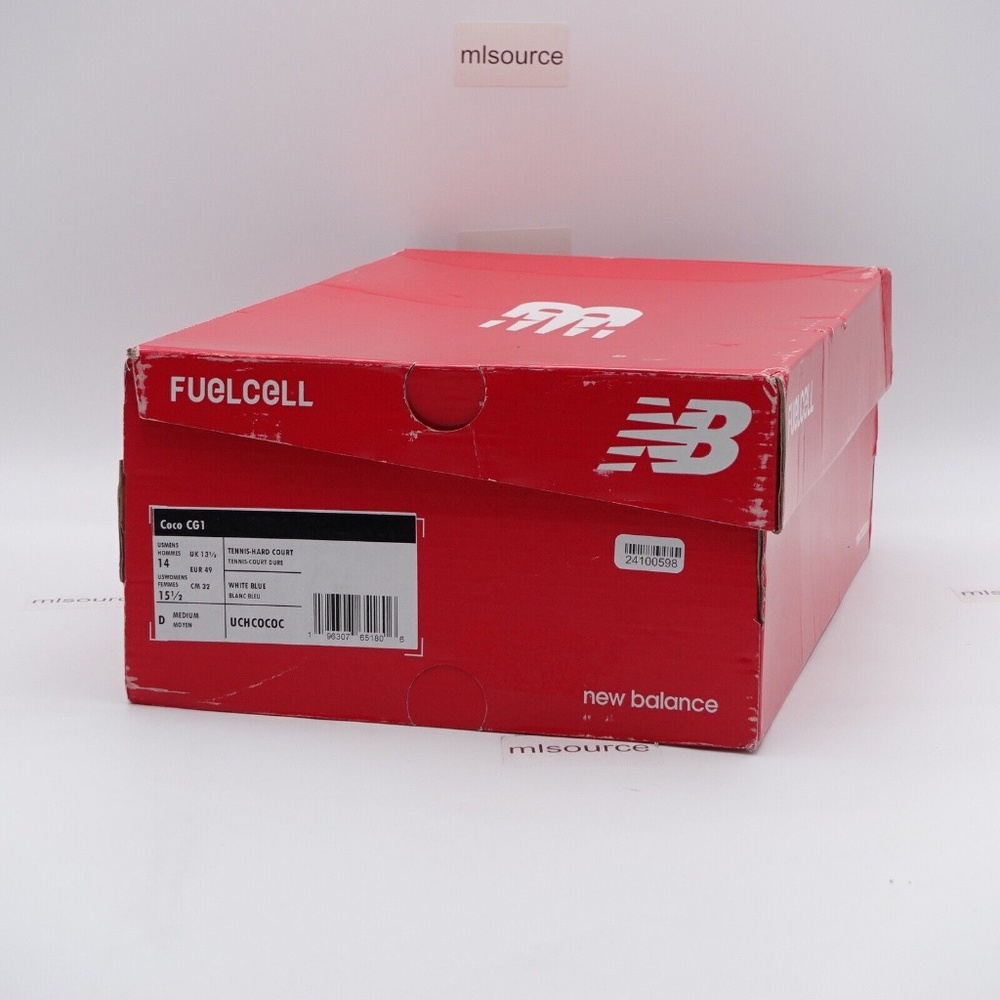 NEW Men's New Balance Coco CG1 FuelCell Hard Court Tennis Shoes UCHCOCOC - Picture 8 of 10